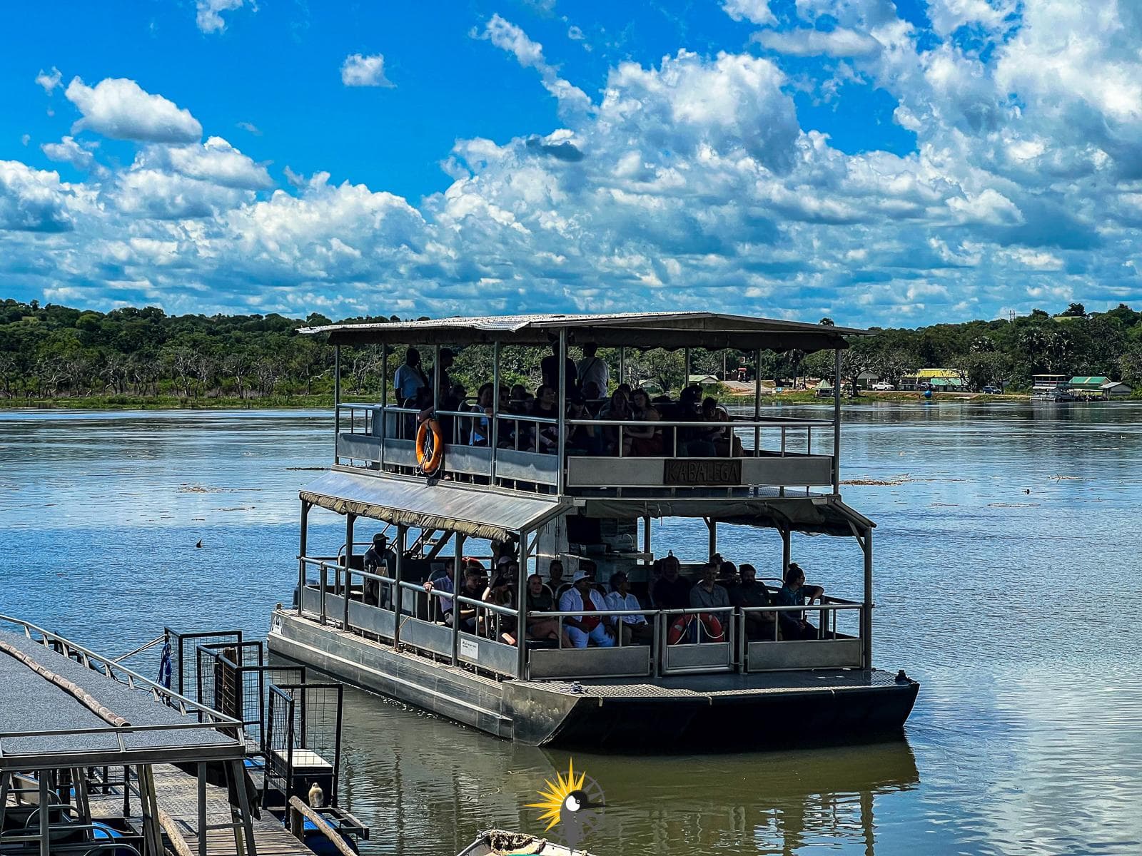 boat on River Nile in Uganda