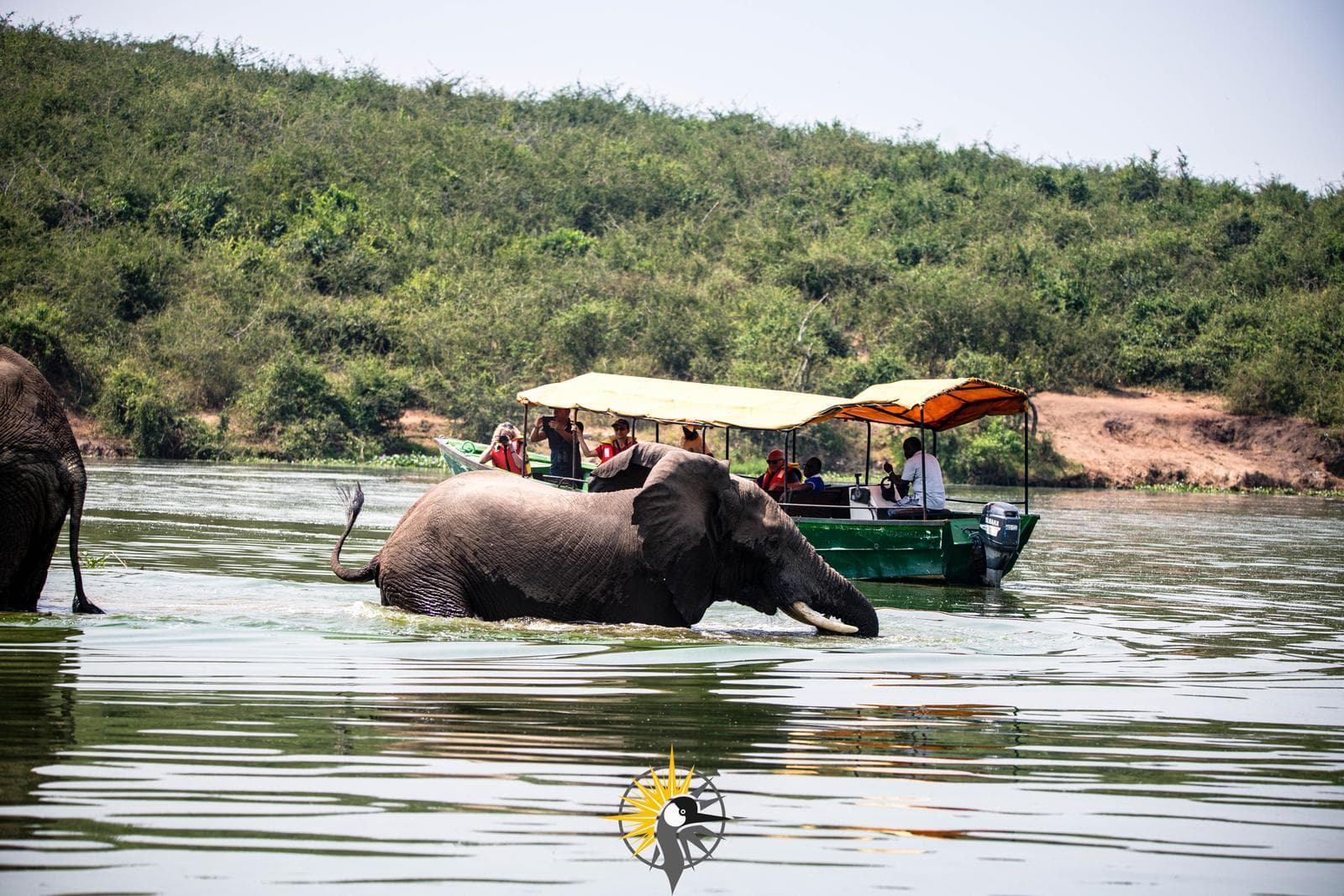 Boat safari on Kazinga Channel