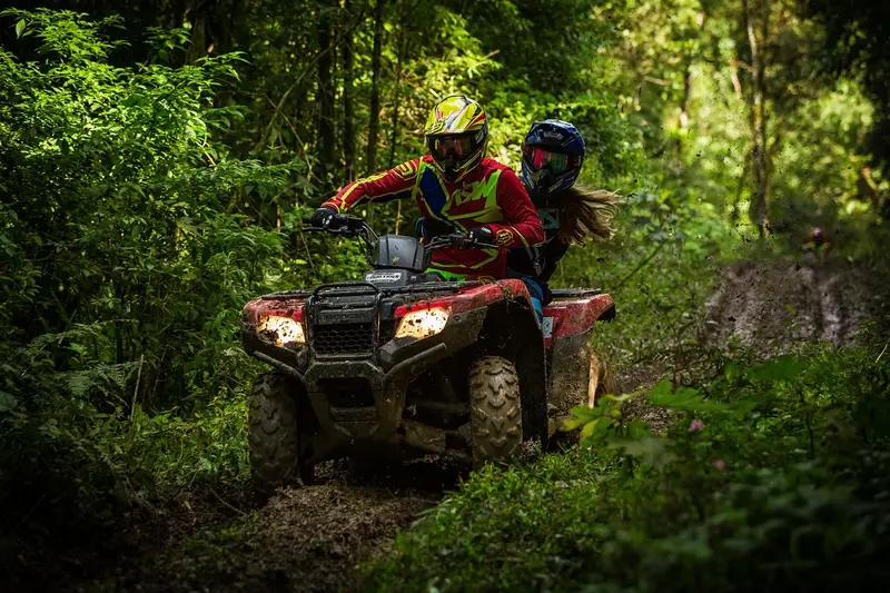 Quad biking