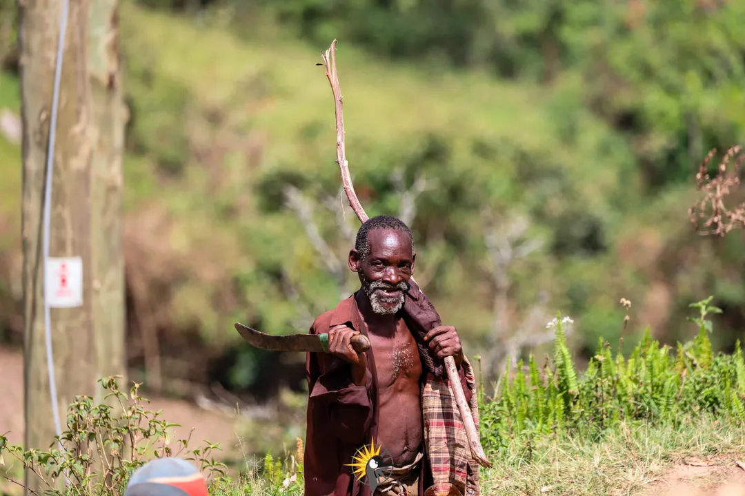 Mutwa man in Kisoro
                              