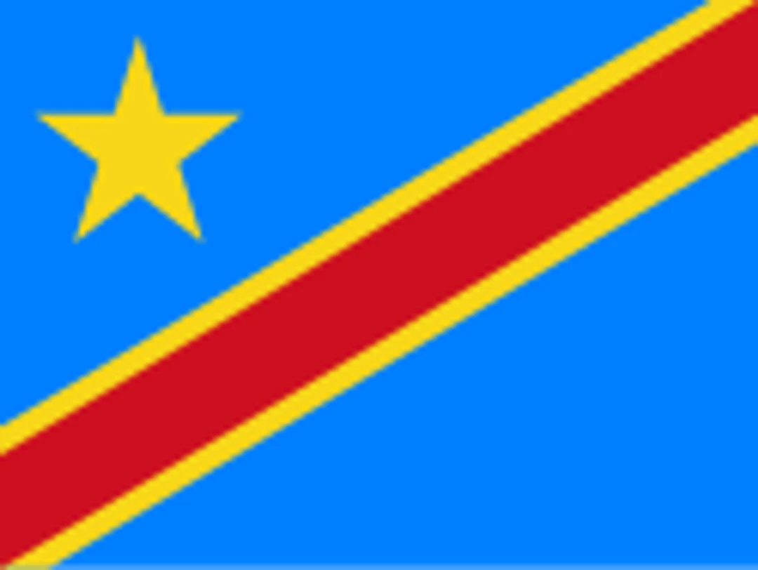 The flag of Drc